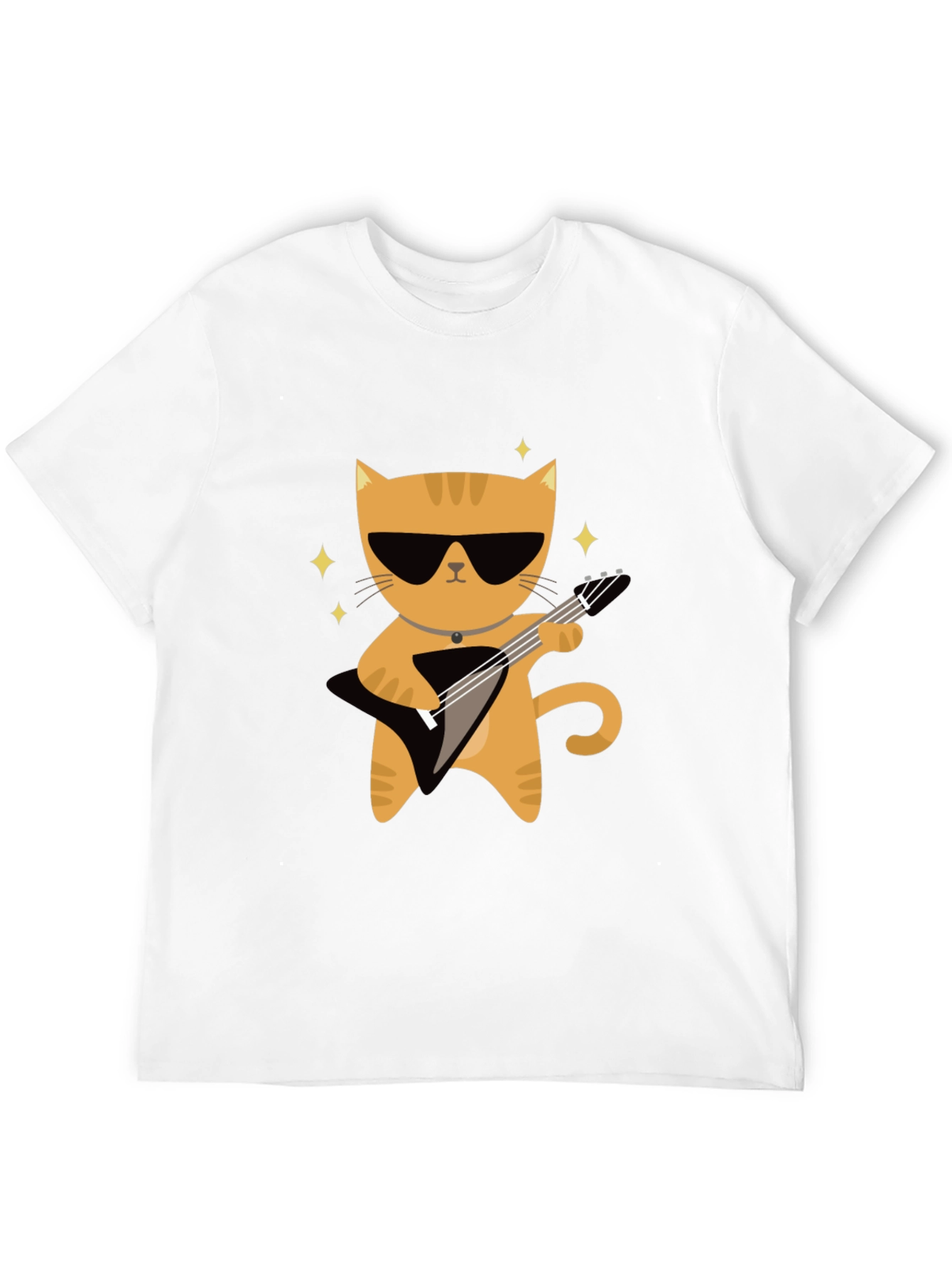 Cool Cat Guitarist T-Shirt