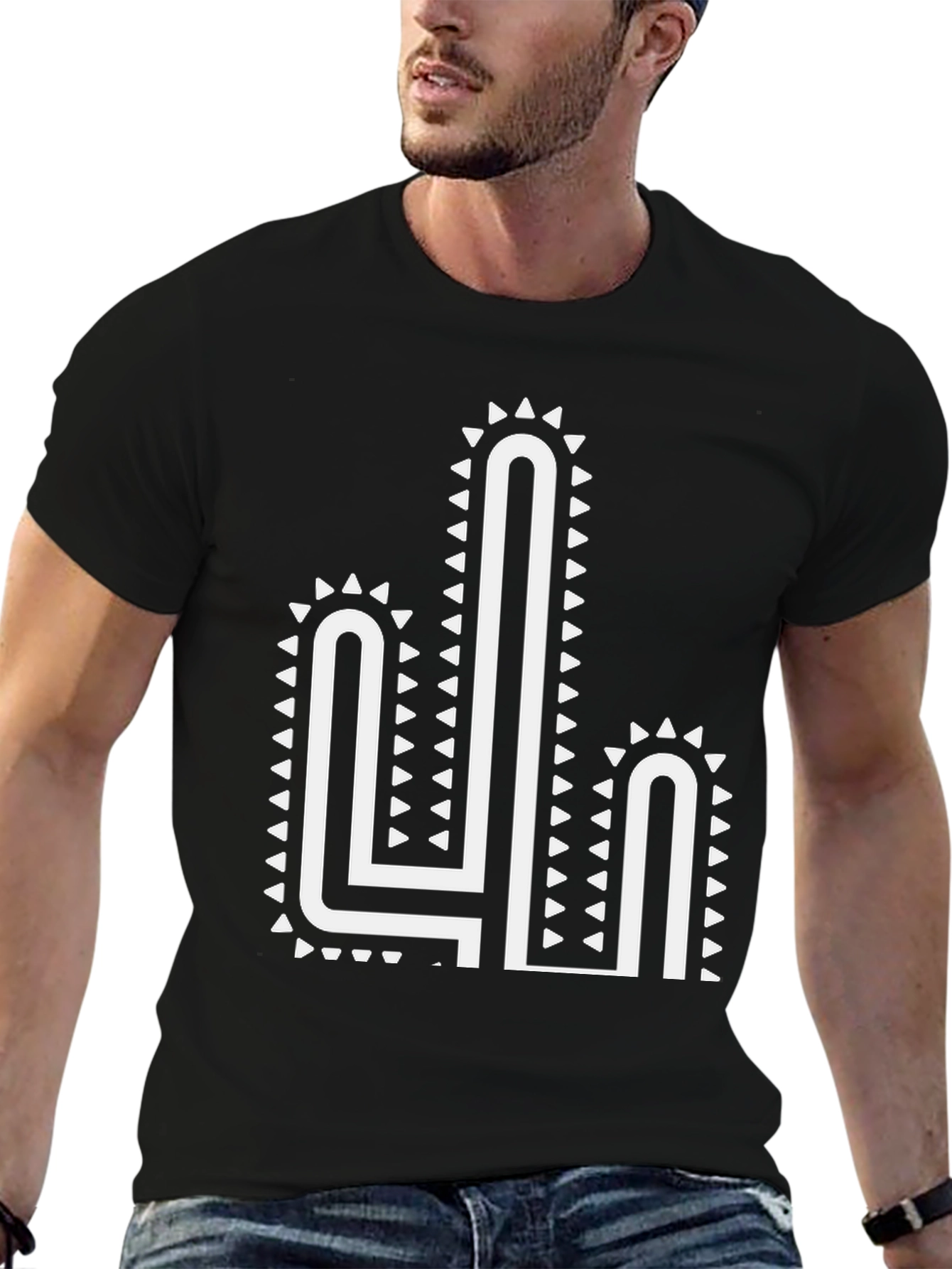 Cactus Graphic T-Shirt - Desert Style