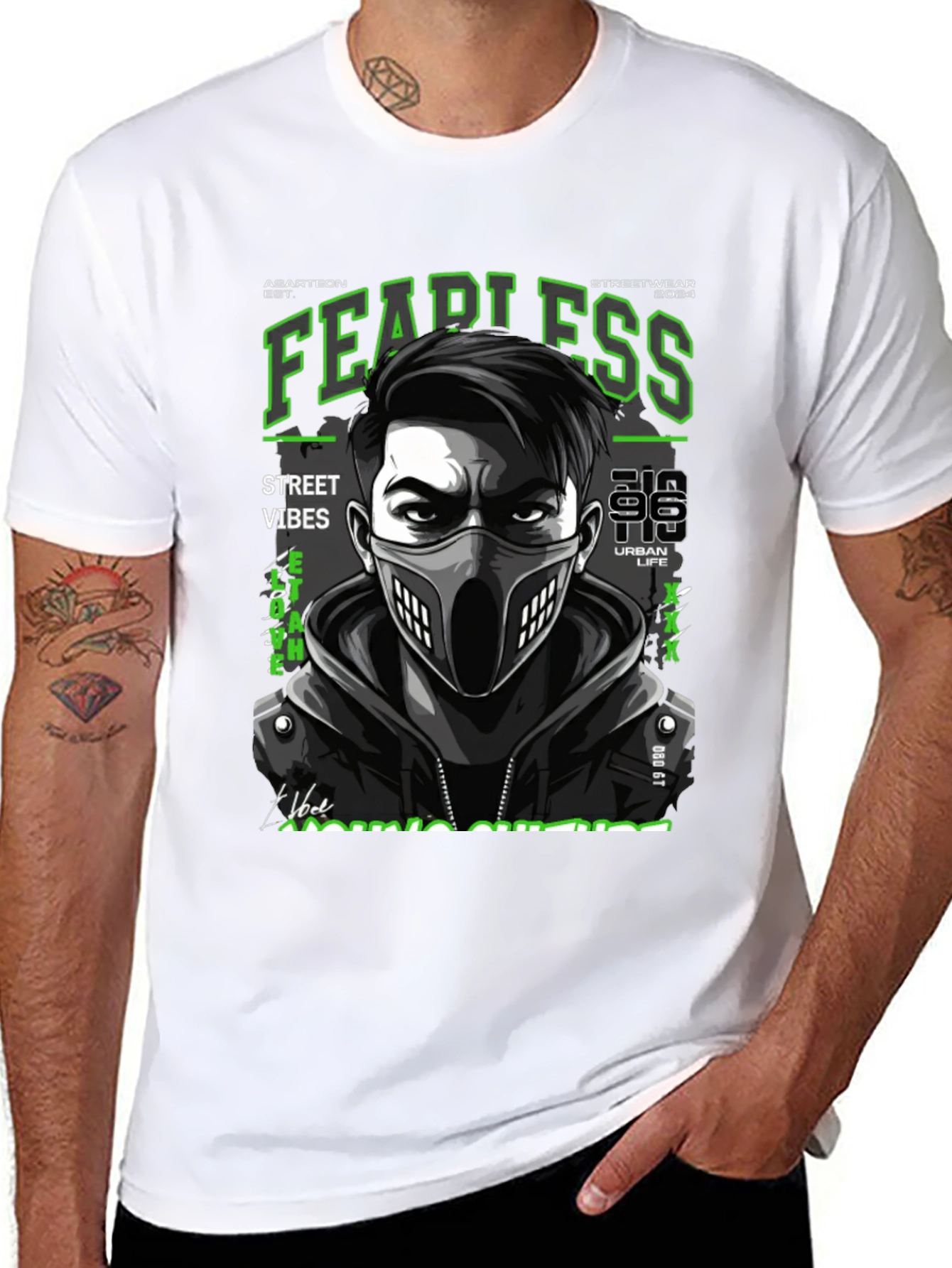 Fearless Streetwear Graphic Tee - Urban Style