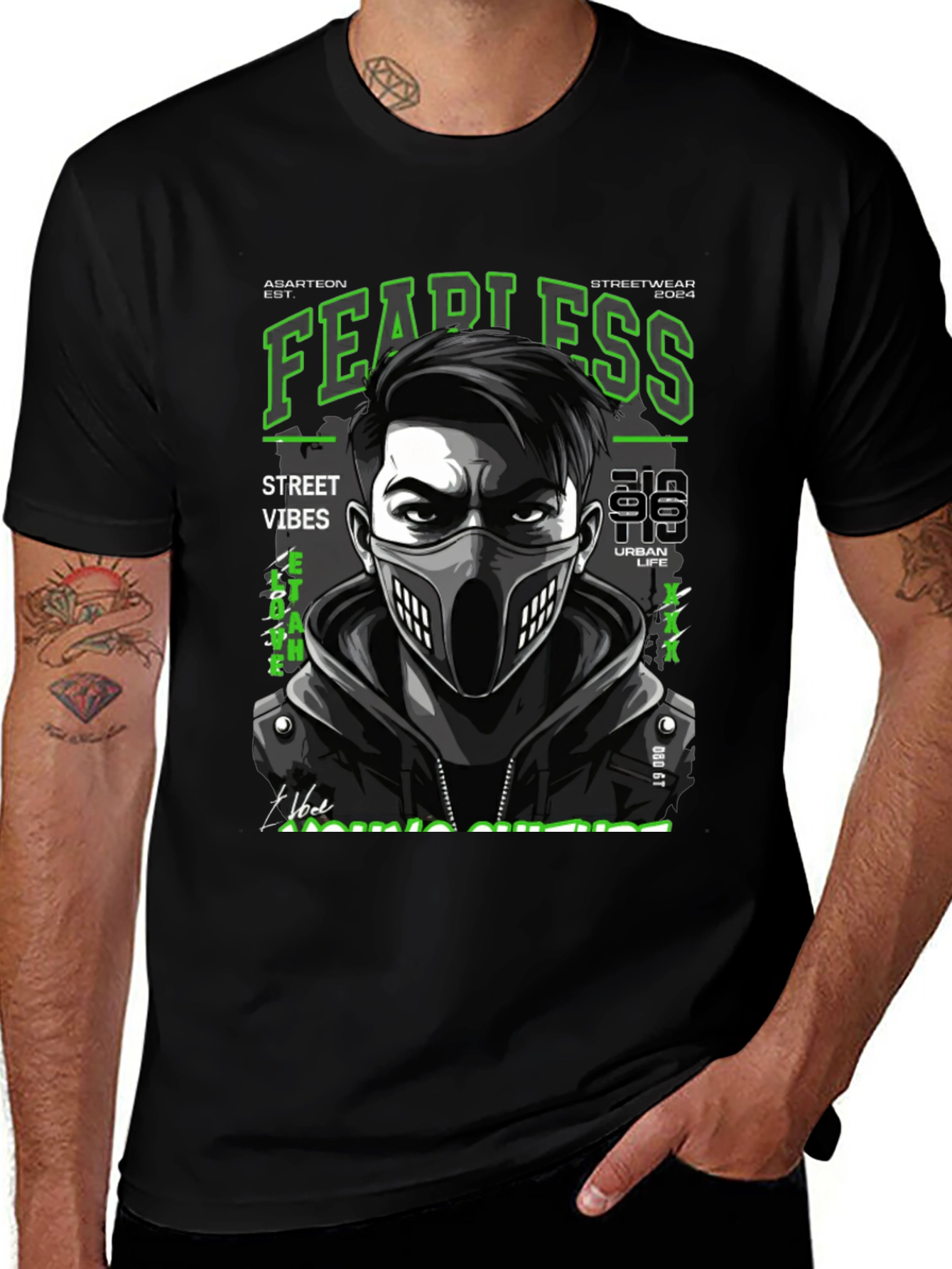 Fearless Streetwear Graphic Tee - Urban Style