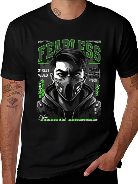 Fearless Streetwear Graphic Tee - Urban Style