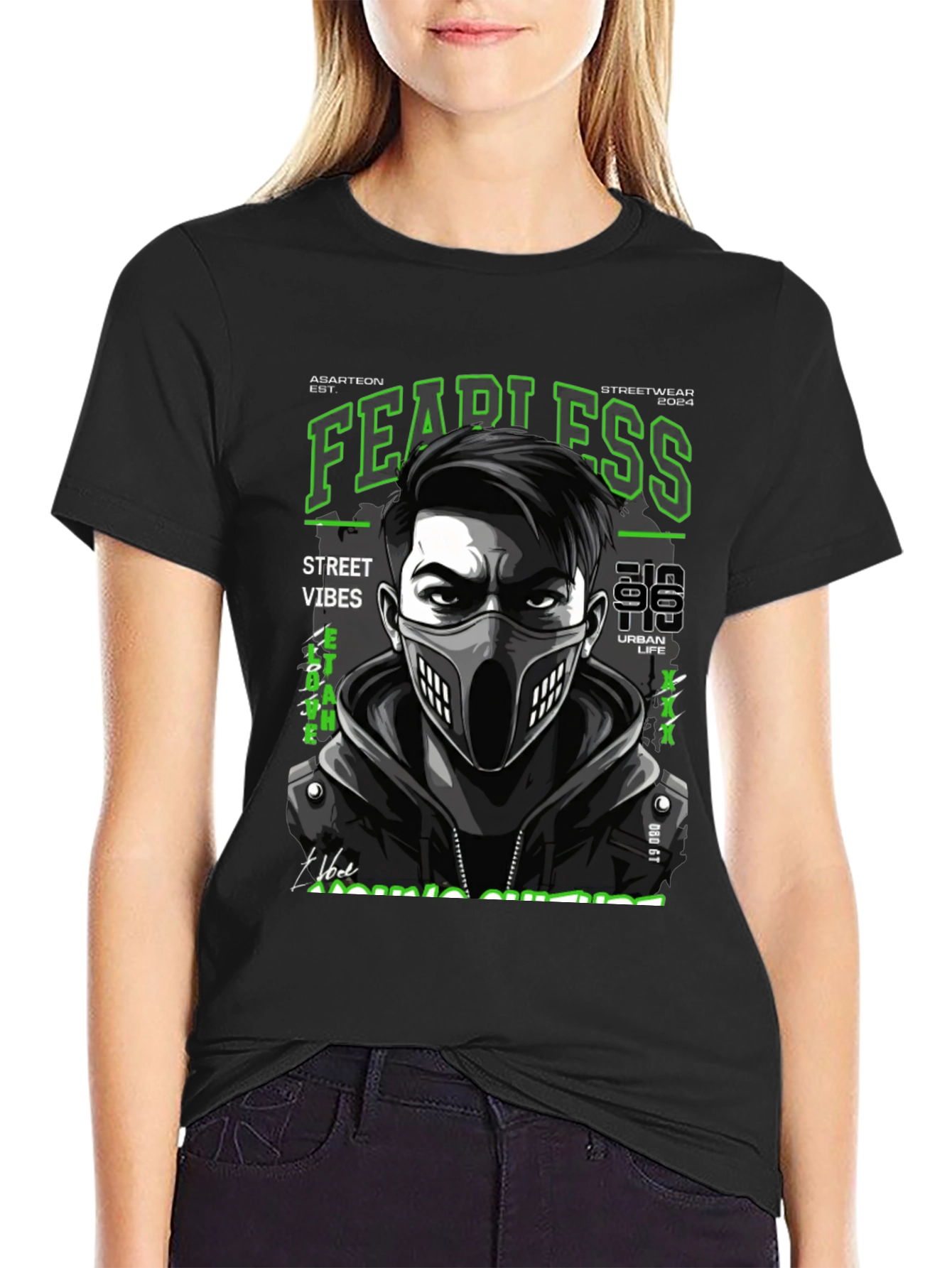 Fearless Streetwear Graphic Tee - Urban Style