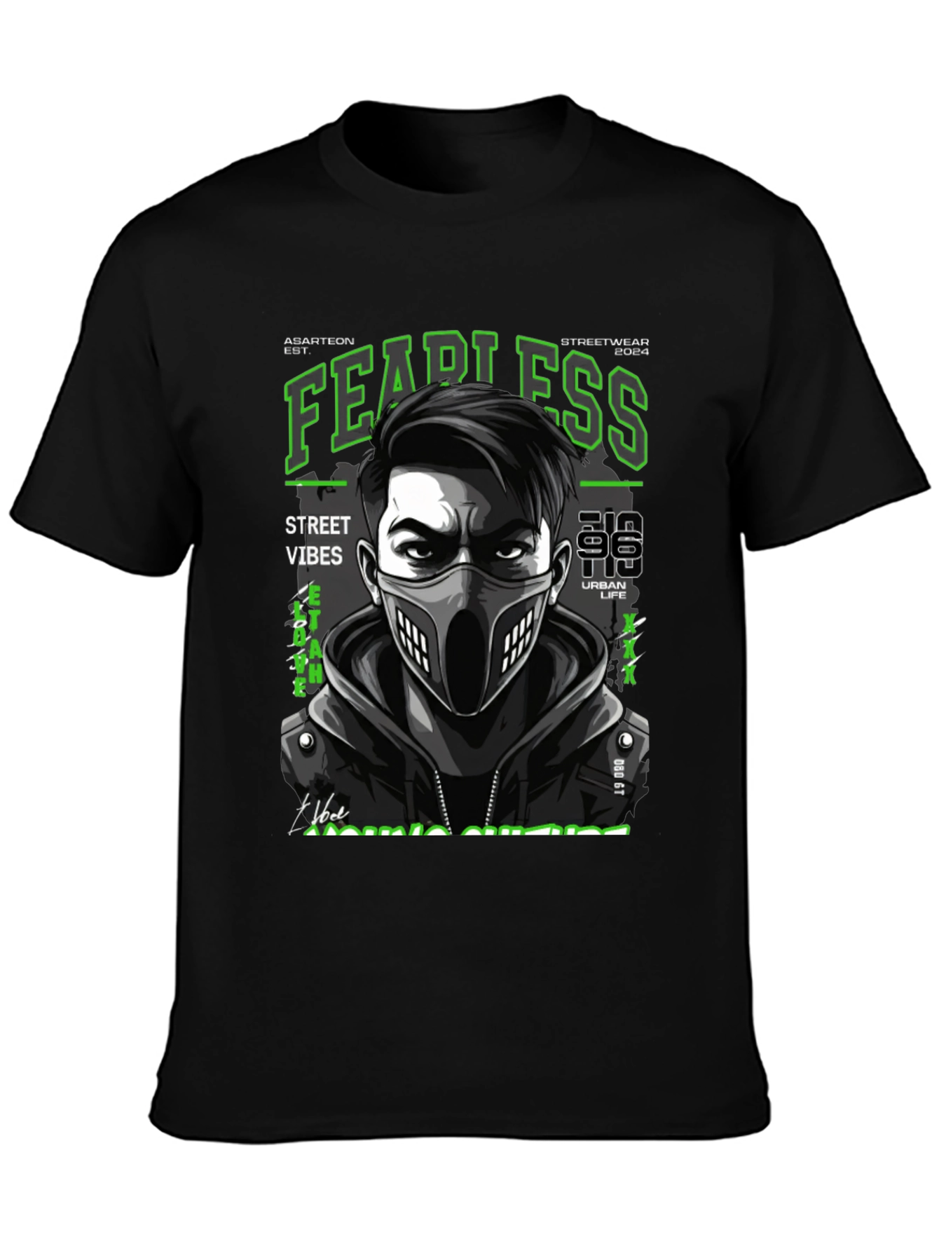 Fearless Streetwear Graphic Tee - Urban Style