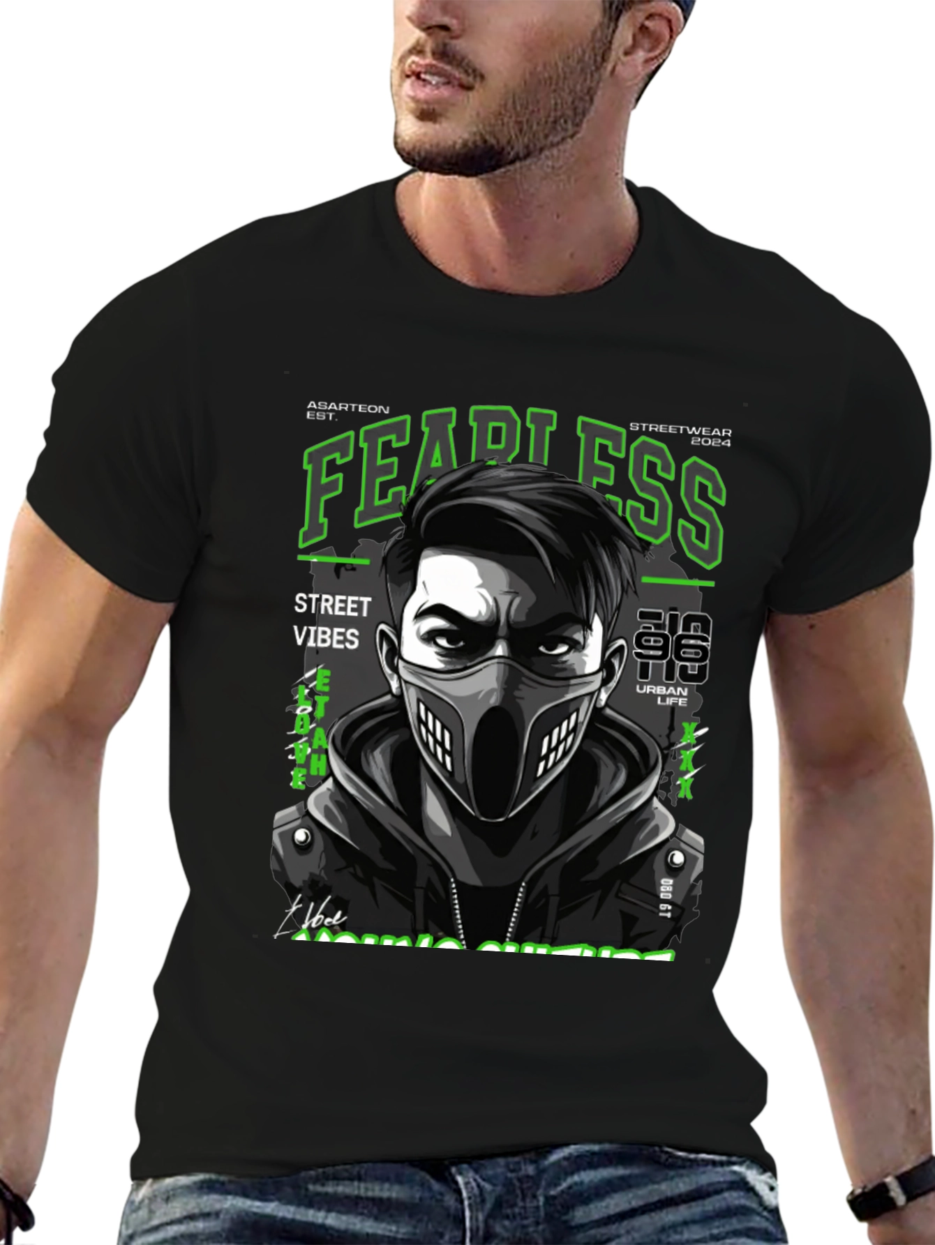 Fearless Streetwear Graphic Tee - Urban Style