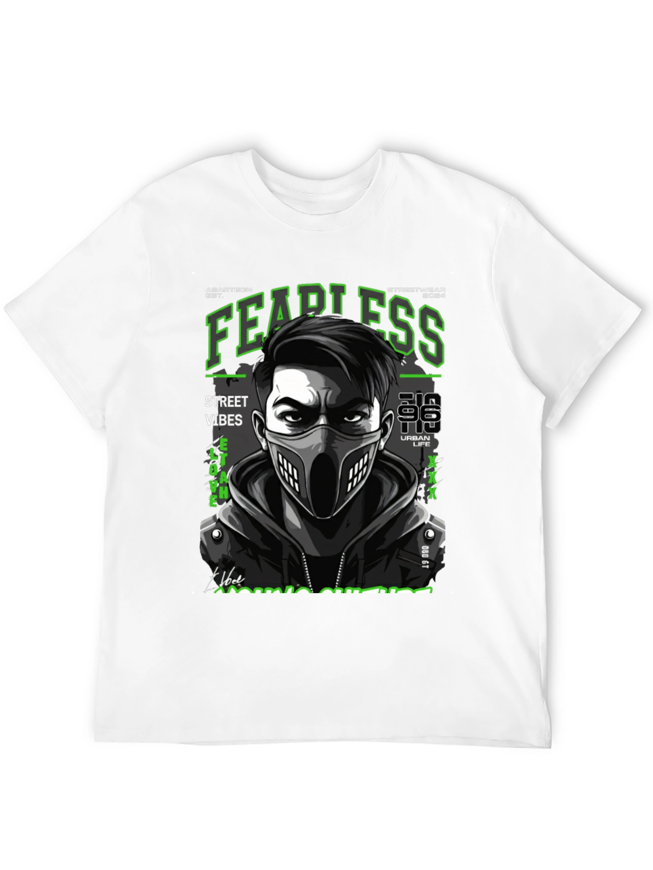 Fearless Streetwear Graphic Tee - Urban Style