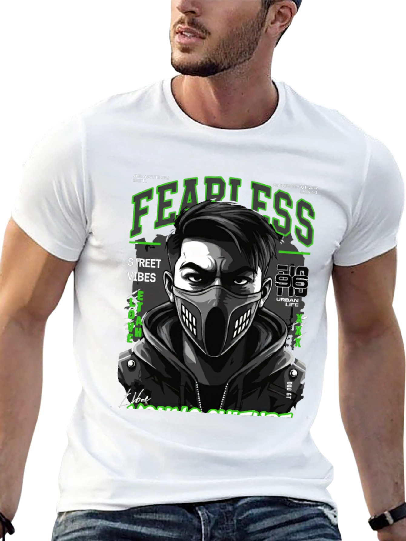 Fearless Streetwear Graphic Tee - Urban Style