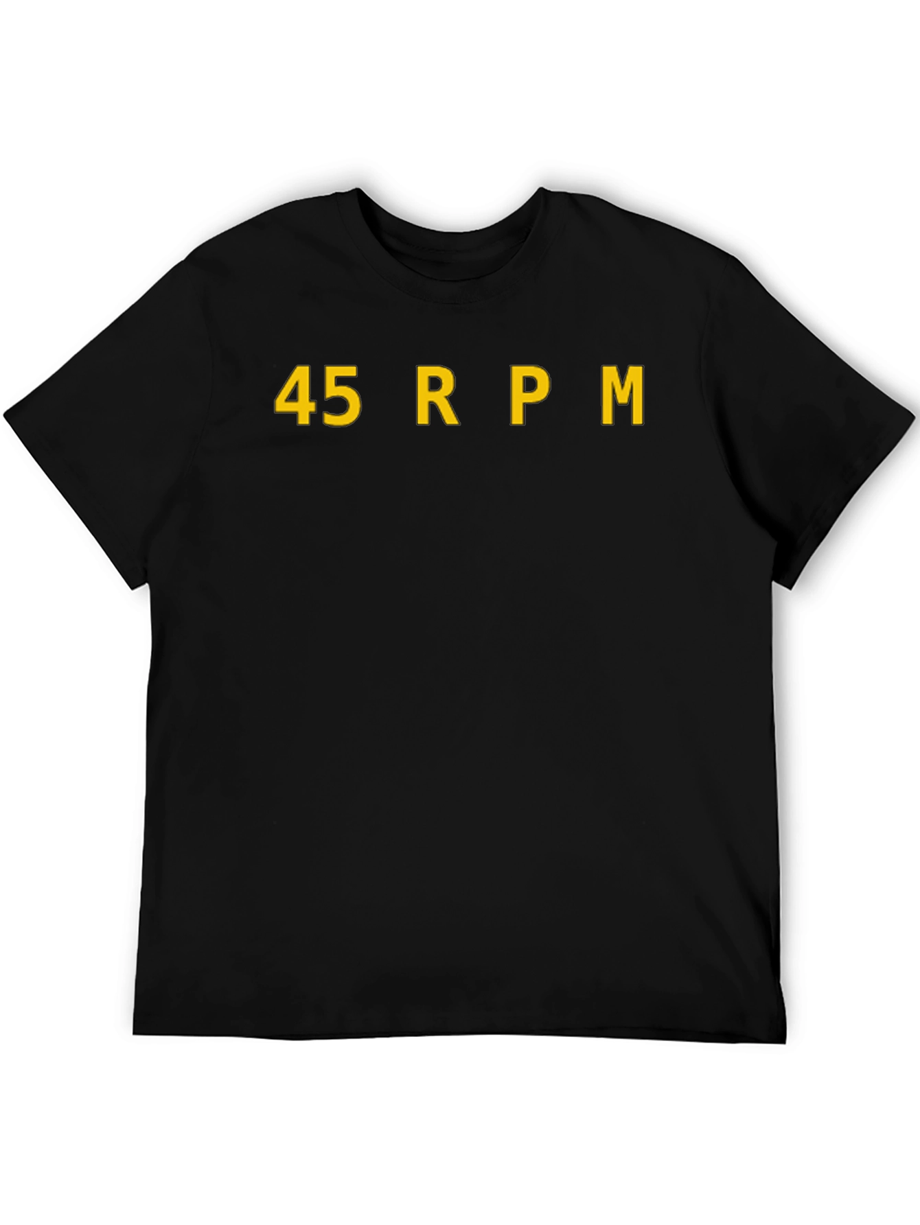 45 RPM Record Black Graphic Tee