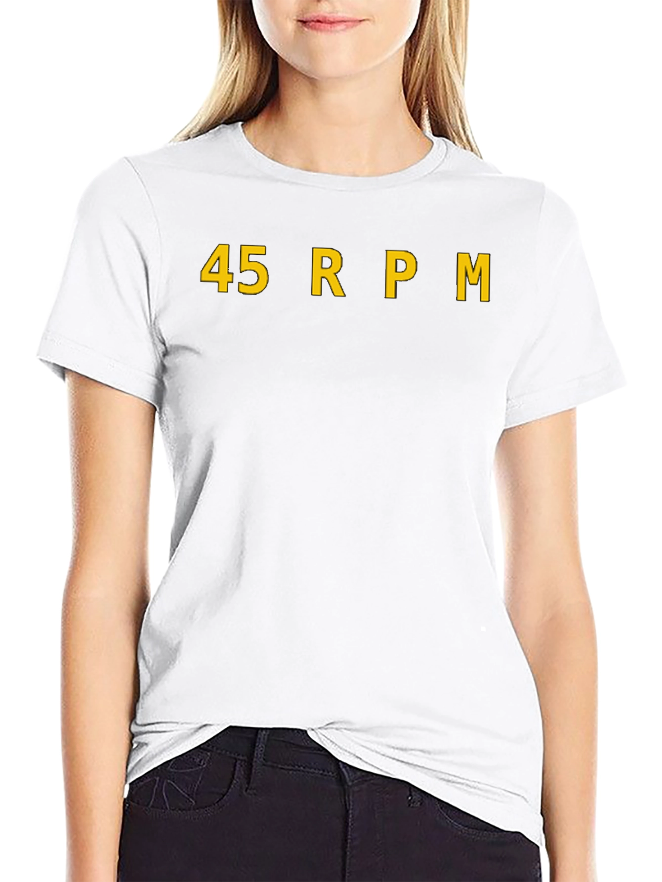 45 RPM Record Black Graphic Tee