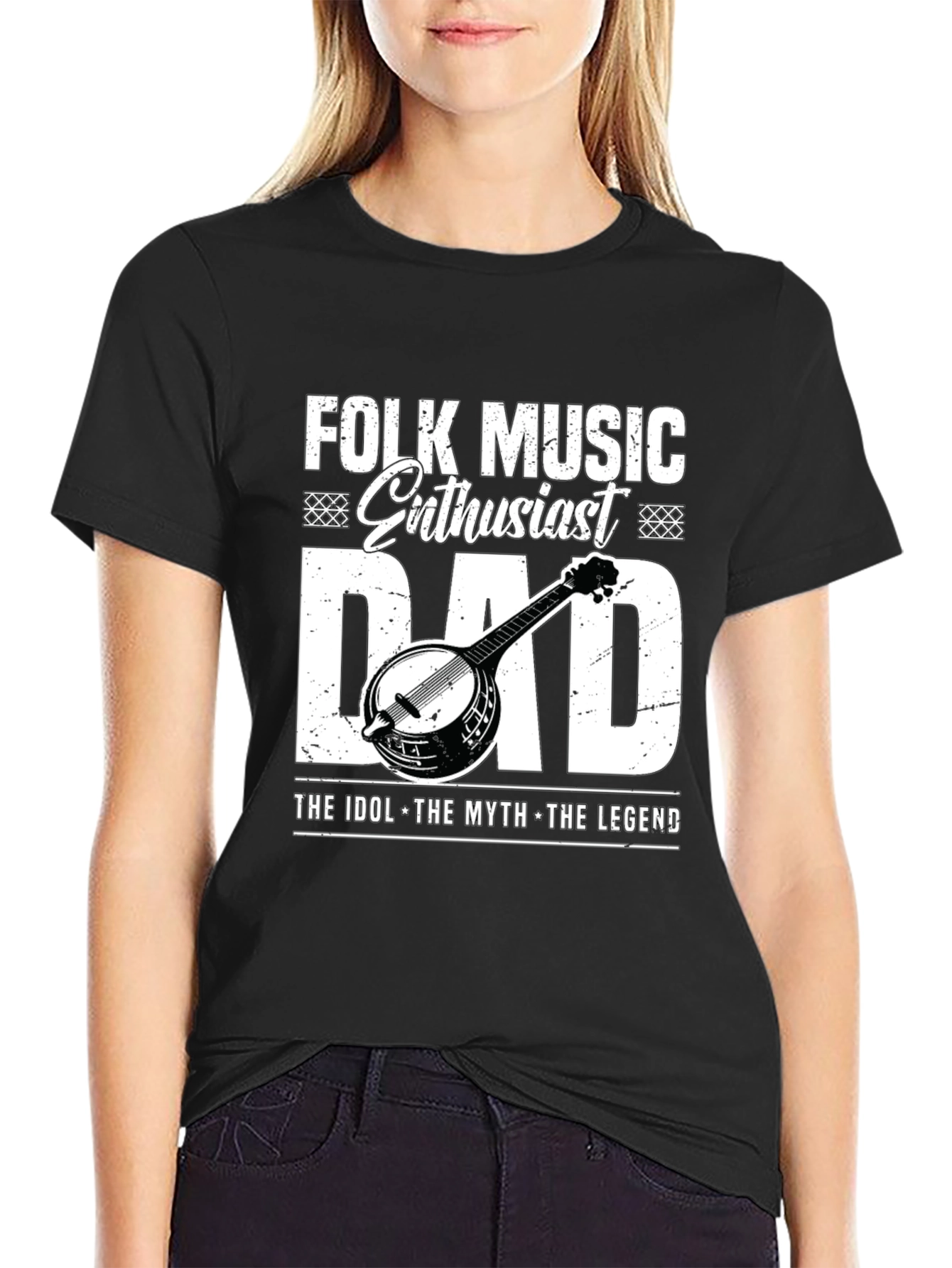 Folk Music Enthusiast Dad T-Shirt