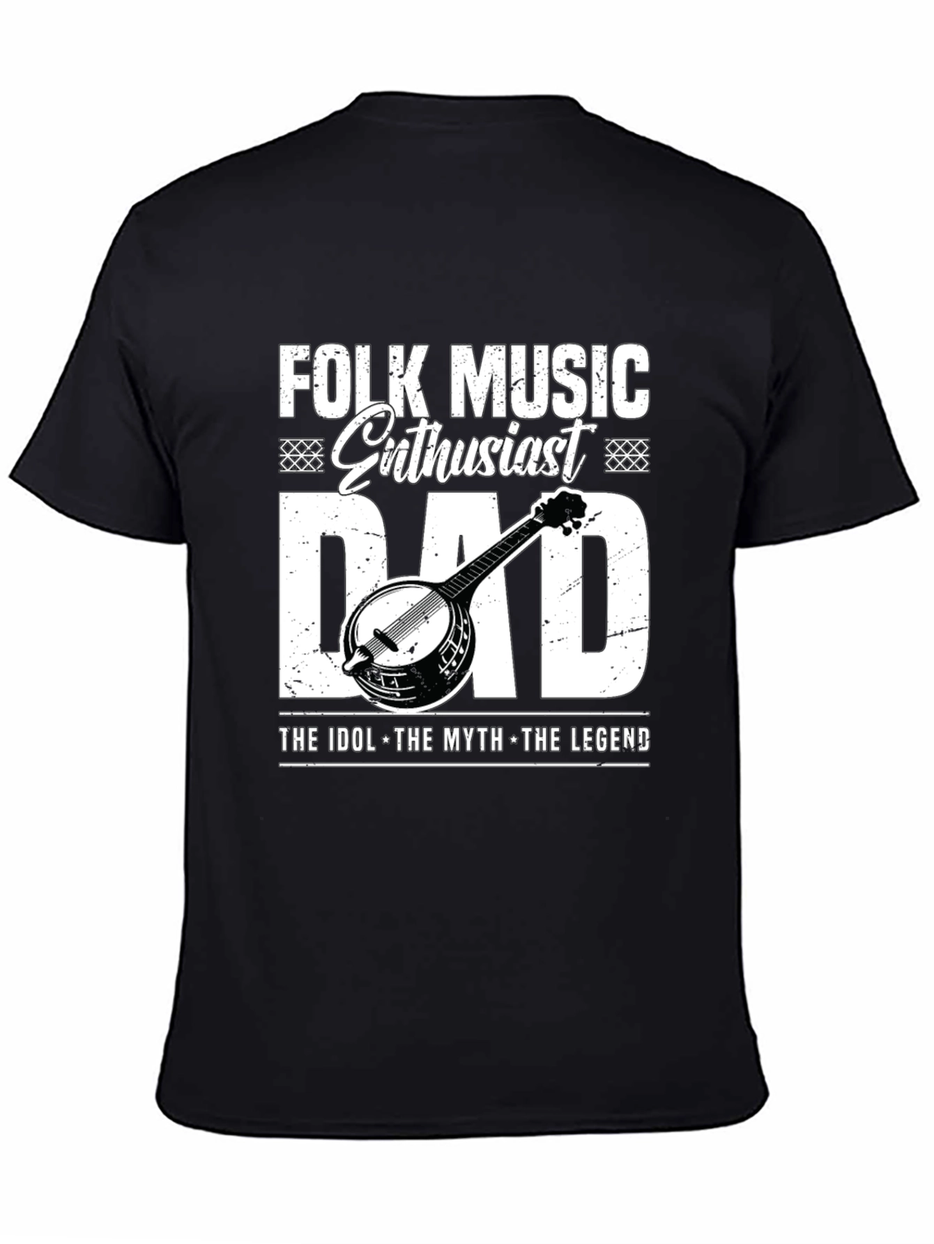 Folk Music Enthusiast Dad T-Shirt