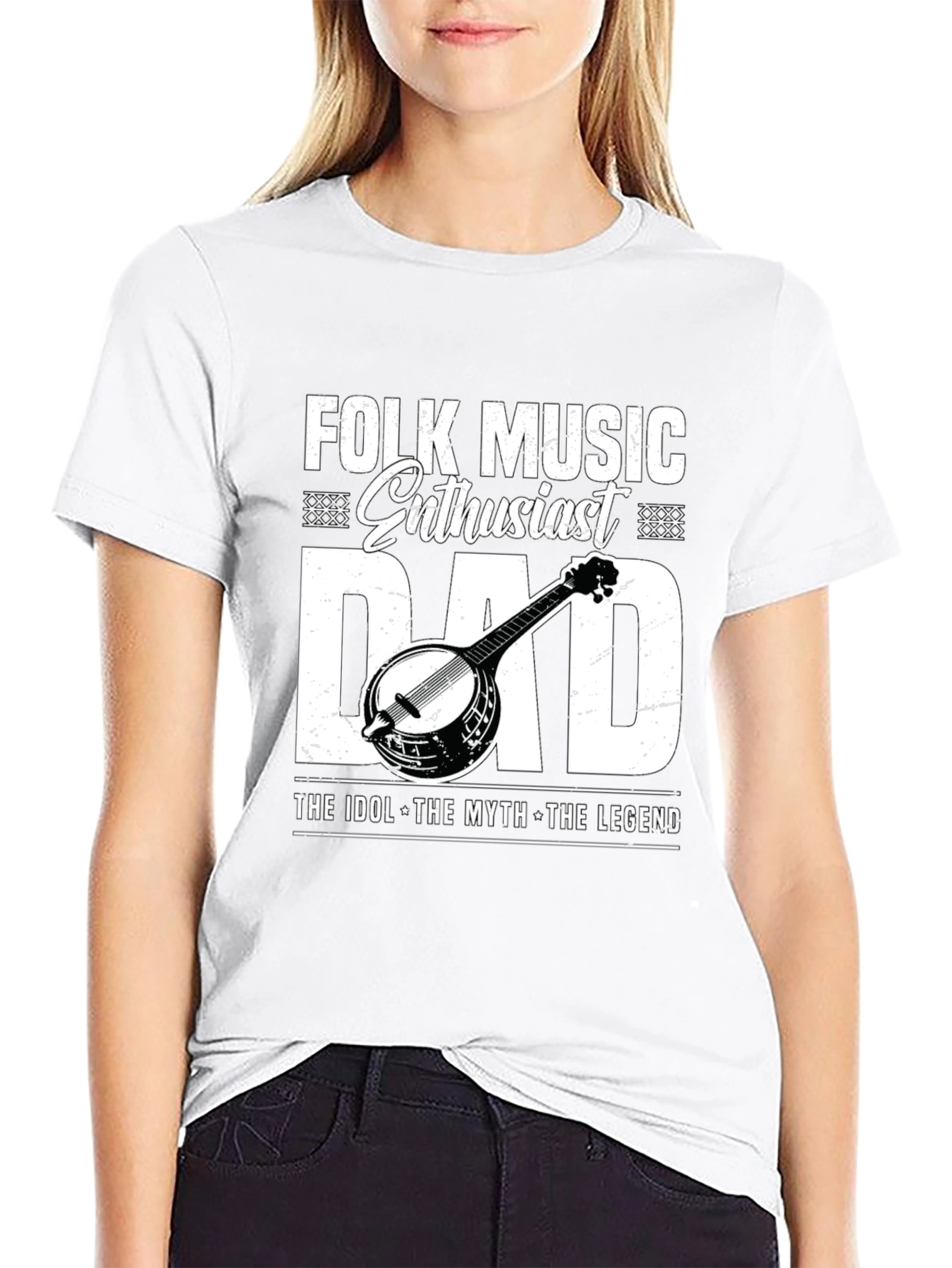 Folk Music Enthusiast Dad T-Shirt